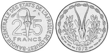 25 Francs 1970-1979