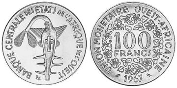 100 Francs 1967-2012