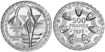 500 Francs 1972