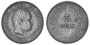 5 Reis 1890-1906