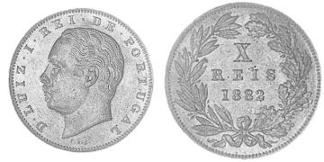 10 Reis 1882-1886