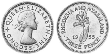 3 Pence 1955-1964