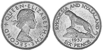 6 Pence 1955-1963