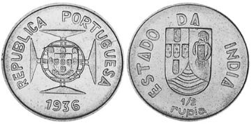 1/2 Rupia 1936