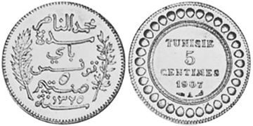 5 Centimes 1907-1917