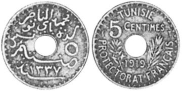 5 Centimes 1918-1920