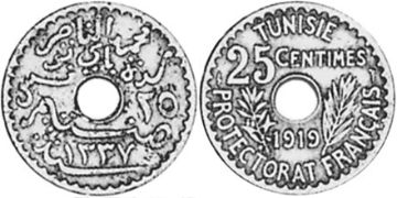 25 Centimes 1918-1920