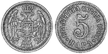 5 Para 1883-1917