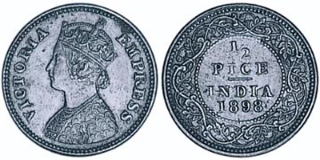 1/2 Pice 1877-1901