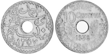 10 Centimes 1931-1938
