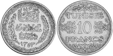 10 Francs 1934-1939