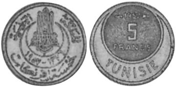 5 Francs 1954-1957