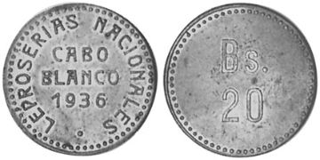 20 Bolívarů 1936