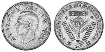3 Pence 1948-1950