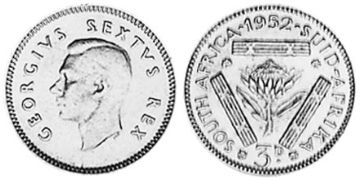 3 Pence 1951-1952