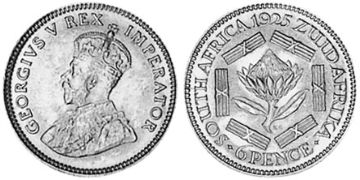 6 Pence 1925-1930