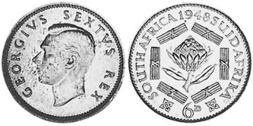 6 Pence 1948-1950