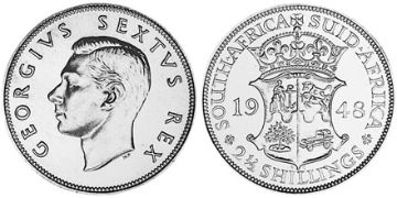 2-1/2 Shillings 1948-1950