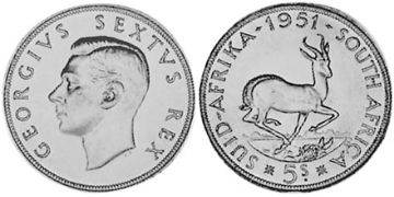 5 Shillings 1951