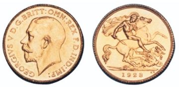 1/2 Sovereign 1923-1926