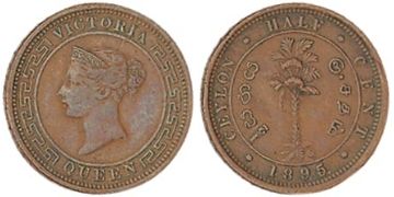 1/2 Cent 1870-1901