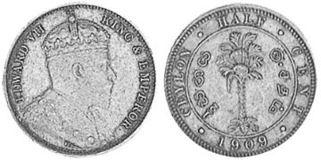 1/2 Cent 1904-1909