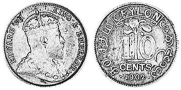 10 Centů 1902-1910