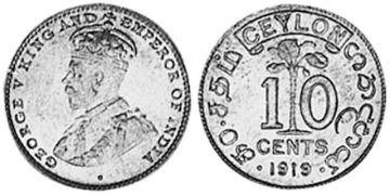 10 Centů 1919-1928