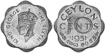 10 Centů 1951