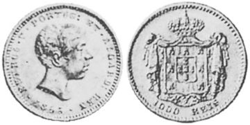 1000 Reis 1855