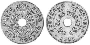 1/2 Penny 1951-1952