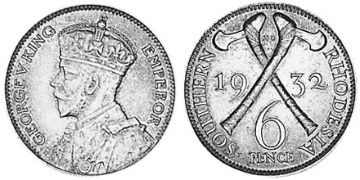 6 Pence 1932-1936
