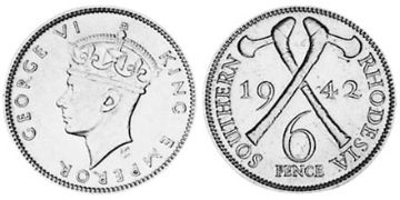 6 Pence 1939-1942