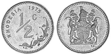 1/2 Cent 1970-1977