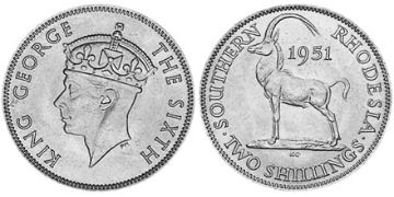 2 Shillings 1948-1952