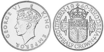 1/2 Crown 1938-1942