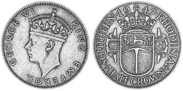 1/2 Crown 1947