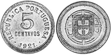 5 Centavos 1920-1922