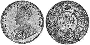 1/2 Rupie 1912-1936