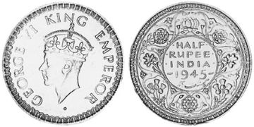 1/2 Rupie 1942-1945