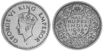 1/2 Rupie 1938