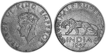 1/2 Rupie 1946-1947