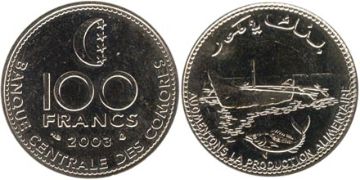 100 Franků 1999