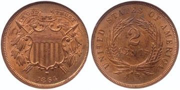 2 Cents 1864-1873