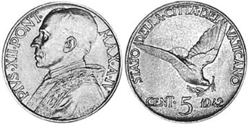 5 Centesimi 1942-1946