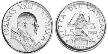 5 Lire 1960-1962