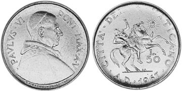 50 Lire 1967