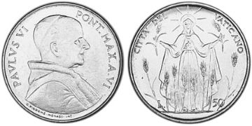 50 Lire 1968