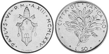 50 Lire 1970-1976