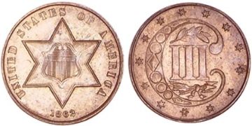 Silver 3 Cents 1859-1873